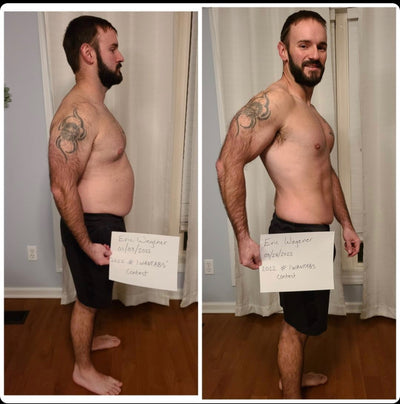 Eric Wegener: 8 Inches Off the Waist & Down 24 pounds