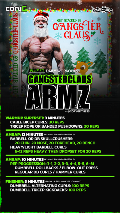 Jacked 'n Swole w/ GangsterClaus Armz | MAX EFFORT MUSCLE SUPERSETS